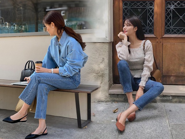 Kiểu giày được hội sành điệu phối với đủ kiểu trang phục, đã thanh lịch lại trẻ trung miễn bàn 69 Mẫu giày thần thánh có thể mix với mọi set đồ công sở, nàng diện lên còn siêu tôn dáng