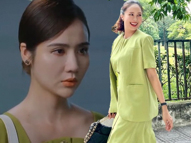 Hoài Anh lên sóng áo dài thục nữ, ngoài đời diện jeans rách, áo croptop xì tin hết nấc 77 Diện thiết kế công sở giống Vân Trang Thương Ngày Nắng Về, Hồng Diễm cao tay thêm giáp