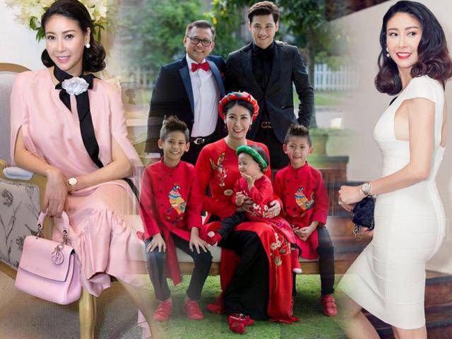 Hà Kiều Anh - Hoa hậu 3 con có cuộc sống giàu sang, hạnh phúc đáng ngưỡng mộ