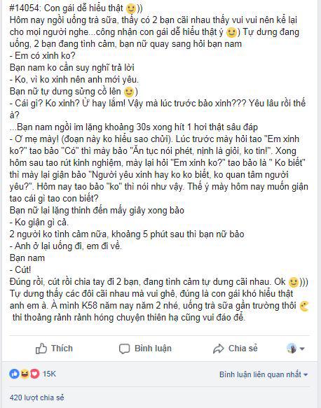 Bạn gái hỏi Em có xinh không, chàng trai trả lời 3 kiểu đều bị ...