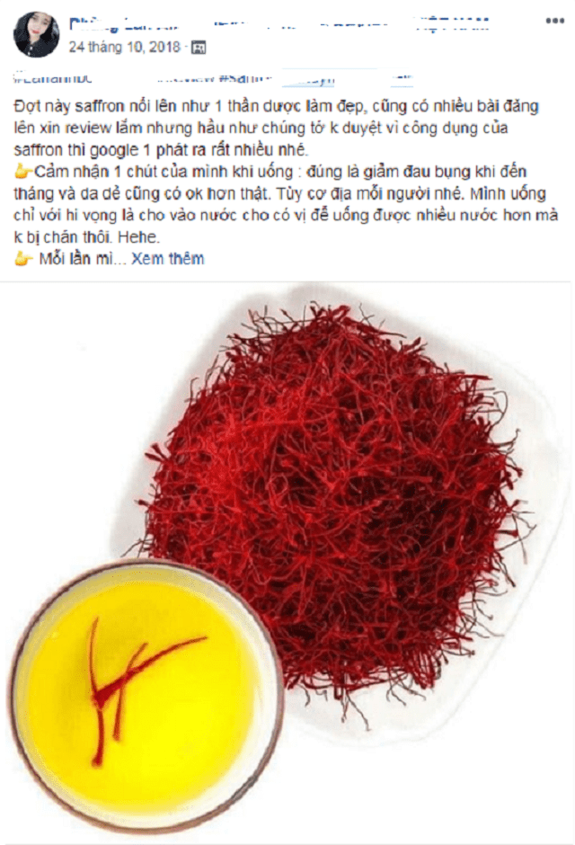 Nhụy Hoa Nghệ Tay Va Cong Dụng Thực Tế Khi Lam đẹp Da