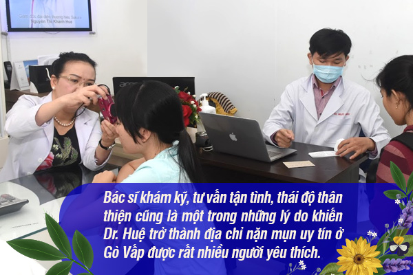 Điều trị mụn Dr. Huệ: Địa chỉ lấy nhân mụn, nặn mụn uy tín ở Gò Vấp TP.HCM