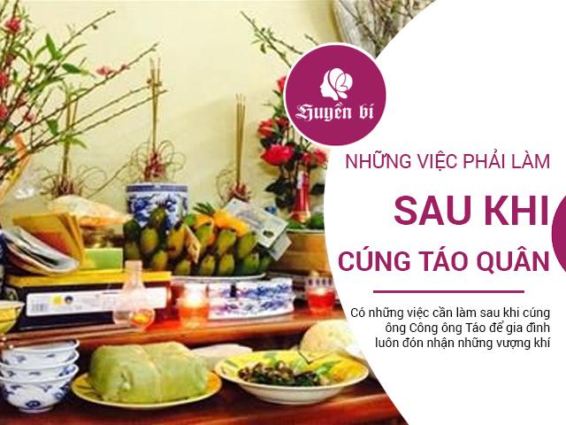 Những việc gia chủ nhất định phải làm sau khi tiễn ông Công ông Táo về trời