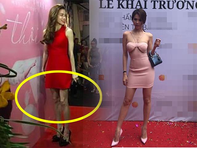 Hồ Ngọc Hà, Ngọc Trinh, Nhã Phương có đôi chân xấu thảm hại khi thiếu Photoshop