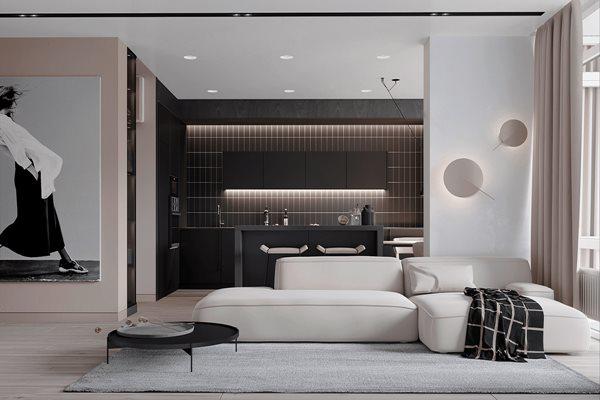 Những mẫu nội thất phòng khách đẹp có thiết kế vạn người mê - 1