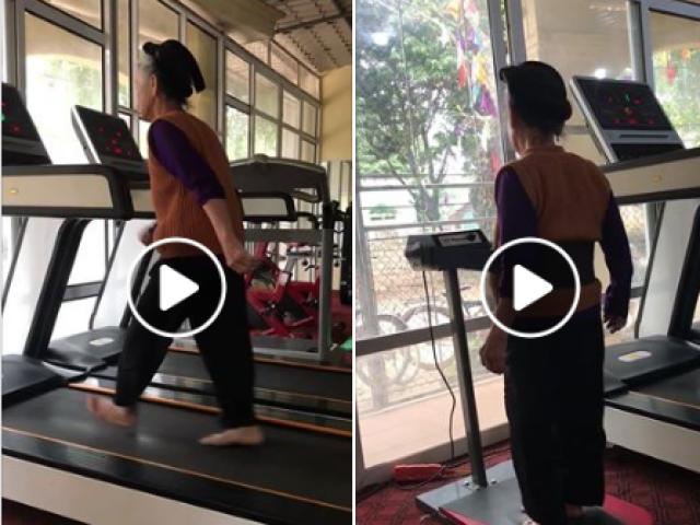 Khăn nhung quần lĩnh rộn ràng cụ bà 84 tuổi Việt Nam gây sốt khi lộ clip tập gym