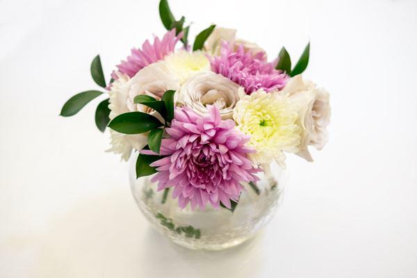 Bình Hoa Để Bàn Ăn Đẹp HBm212 Hoa giả đẹp Shop hoa lụa hoa giả nghệ thuật cao cấp