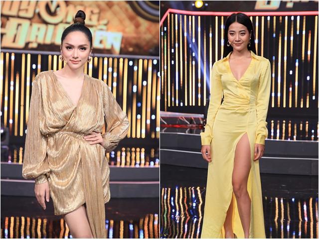Huong Giang was surprised to see the enemy stealing his lover who appeared in the same program