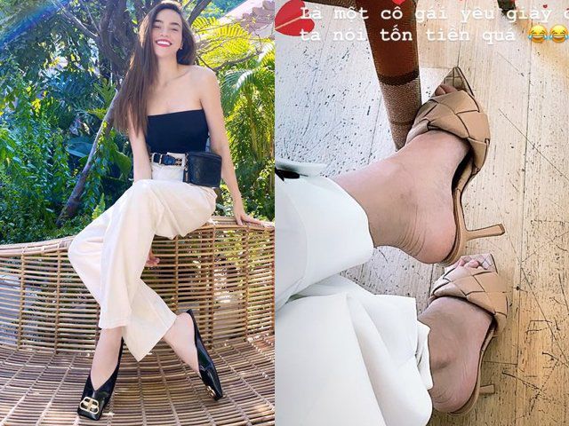 mua ca loat giay hieu khong xai, ha ho chon mang dep le voi ao dai day pha cach - 3