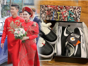 Đám cưới không lâu Duy Mạnh mua giày đôi cho vợ ăn Tết, giá có khi lên đến nửa tỷ!