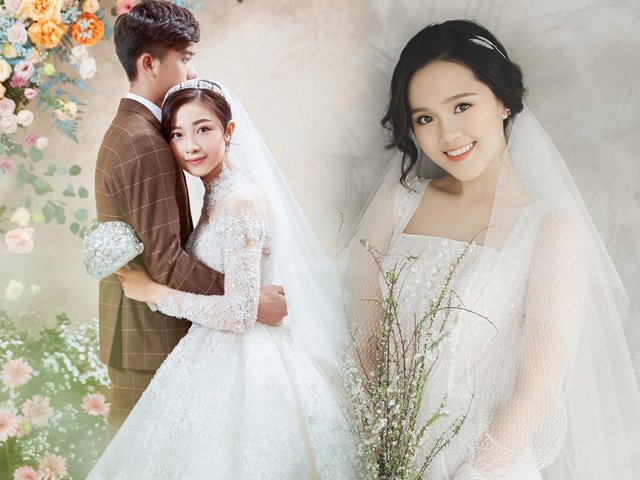 Nhìn váy cưới của vợ Văn Đức mới thấy, hồi đó vợ Duy Mạnh thật giản dị