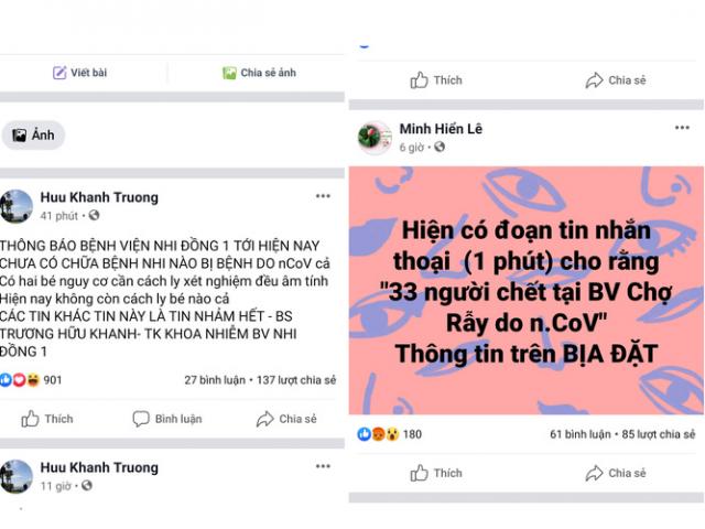Tin tức 24h: Tin nhắn thoại lan truyền 33 người chết ở BV Chợ Rẫy vì Corona là bịa đặt
