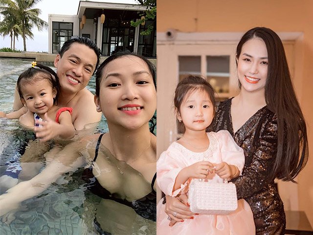Những cô vợ đáng tuổi cháu của sao Việt, đẻ bao lần vẫn đẹp nõn nà