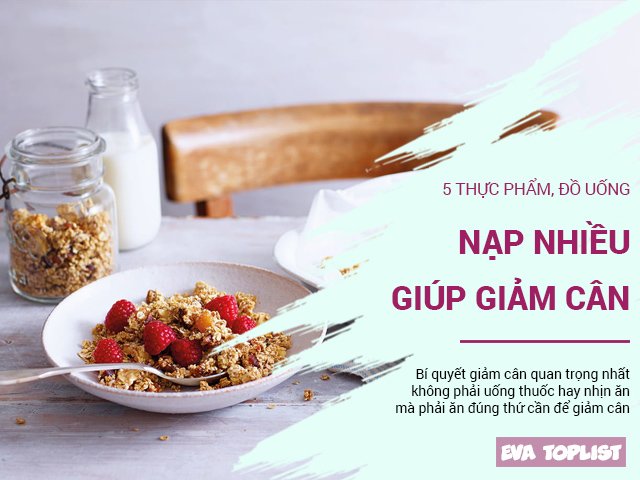 Thường xuyên nạp vào 5 thực phẩm, đồ uống này sẽ giúp các mẹ mau về dáng