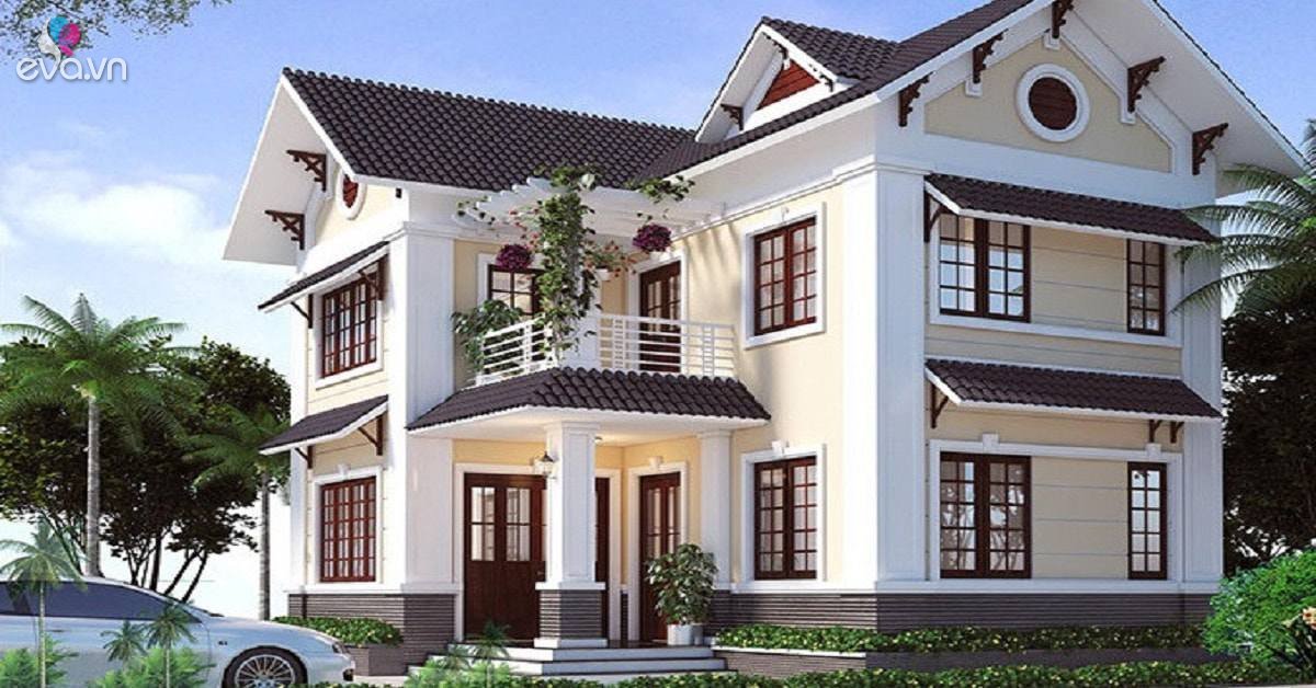 Những mẫu nhà 2 tầng chữ L 100m2 tuyển chọn, nhà đông người ở thoải mái