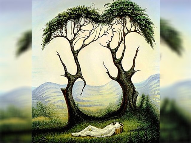 Có bao nhiêu khuôn mặt trong tranh? Câu trả lời tiết lộ thế mạnh của bạn