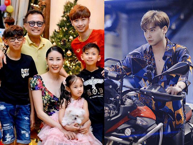 Con riêng của chồng Hà Kiều Anh: Soái ca của gia đình, rất yêu thương các em