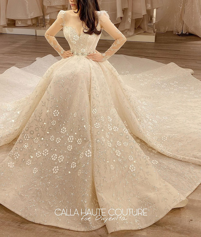 Thiết kế Calla Haute Couture mới nhất của NTK Phương Linh  Giấc mơ của mọi  cô gái là đây