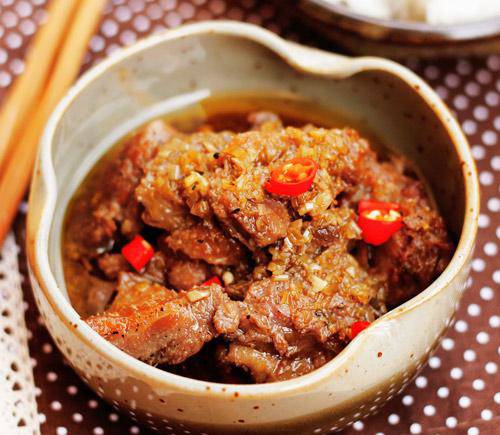 vo nau 6 mon man dam da, chong con an khong kip nghi vi qua troi com - 3