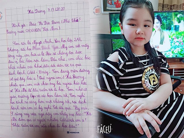 Bé lớp 2 viết thư gửi PTT Vũ Đức Đam, giọng văn làm người lớn cũng phải thán phục