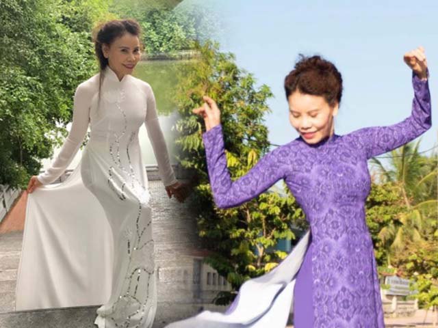 Mẹ ruột Hồ Ngọc Hà khoe ảnh diện áo dài, nhìn vòng eo ai cũng ghen tỵ