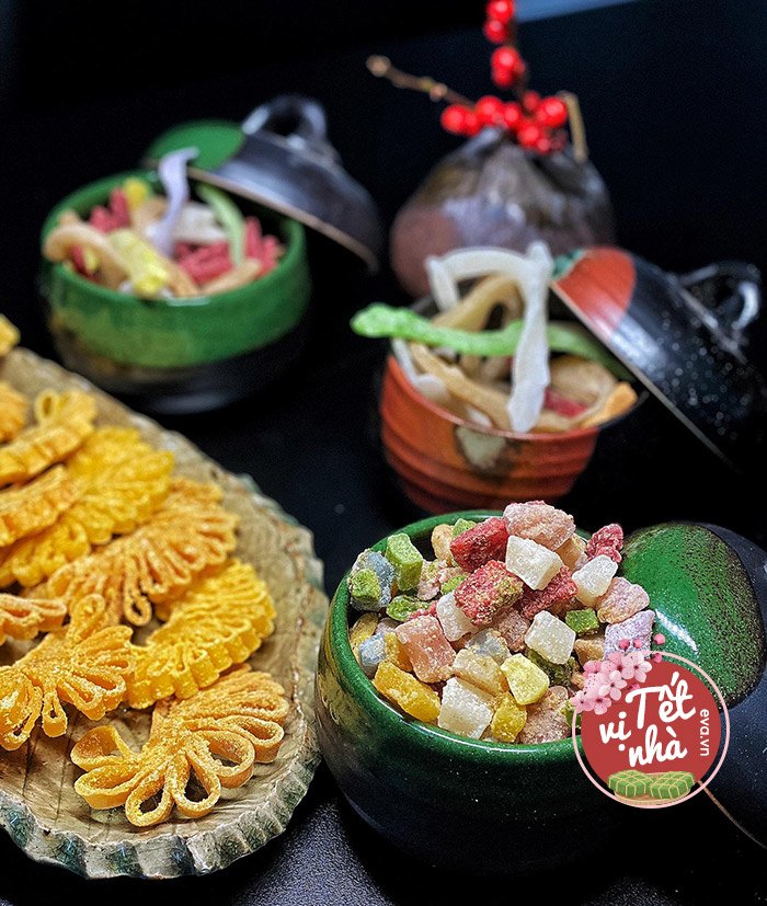 Mẹ đảm mách cách làm mứt dừa non ngũ sắc ngon bất bại, sên mẻ nào kết tinh mẻ đó - 10