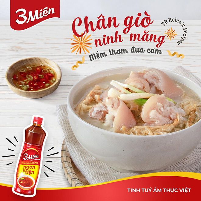 Cơm ngoài sao bằng cơm mẹ nấu với công thức chân giò ninh măng từ Helen’s Recipes - 1