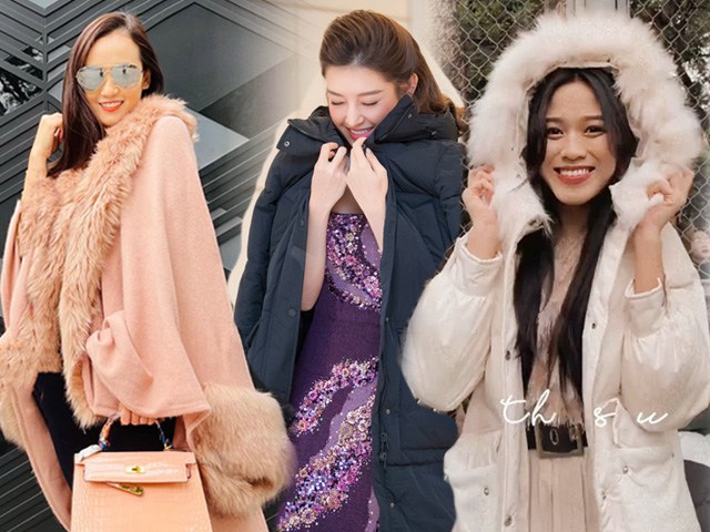 Lạnh cắt da cắt thịt, dàn sao Việt mặc đủ kiểu tránh rét, người quấn áo như chăn ra ngoài
