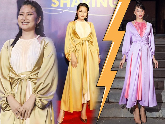 1 kiểu váy 2 số phận: Hội hoa hậu khoe dáng mảnh mai, riêng Ngọc Lan tròn trịa vì đâu?