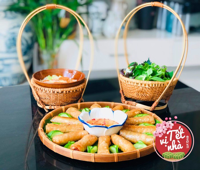Làm nem rán tuyệt ngon vàng ươm, giòn rụm, không sợ bục cho ngày Tết - 10