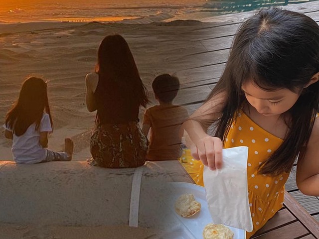 Con gái Tăng Thanh Hà sở hữu mái tóc dài thướt tha chẳng kém mẹ
