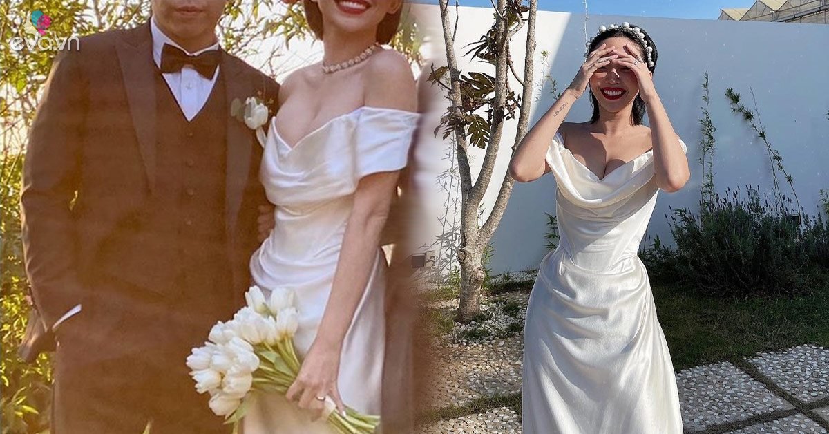 Sau 1 năm ngày cưới, Tóc Tiên khoe váy đắt giá, chia sẻ quá trình giặt hấp cầu kỳ