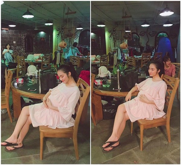 Hòa Minzy lần đầu đăng ảnh bên con trai, tiện khoe luôn vóc dáng thời âm thầm mang bầu - 3