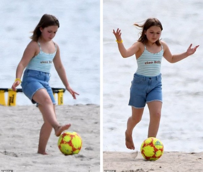 9 tuổi, Harper Beckham ngày càng cao lớn, độ nổi tiếng còn vượt xa các anh trai - 3