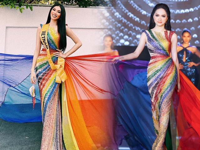Á hậu Ngọc Thảo đụng hàng HH Hương Giang tại Miss Grand International 2021
