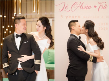 Sao Việt 24h: Á hậu Trà My kỷ niệm ngày cưới với chồng đại gia, hoành tráng như đám cưới