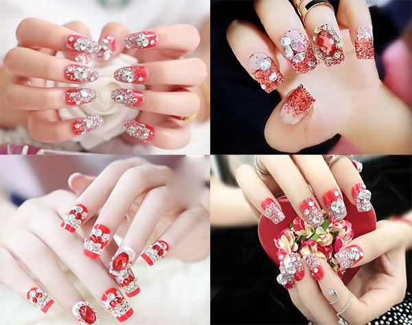 BST Những mẫu Nail Đính Đá sang trọng cho mọi hoàn cảnh