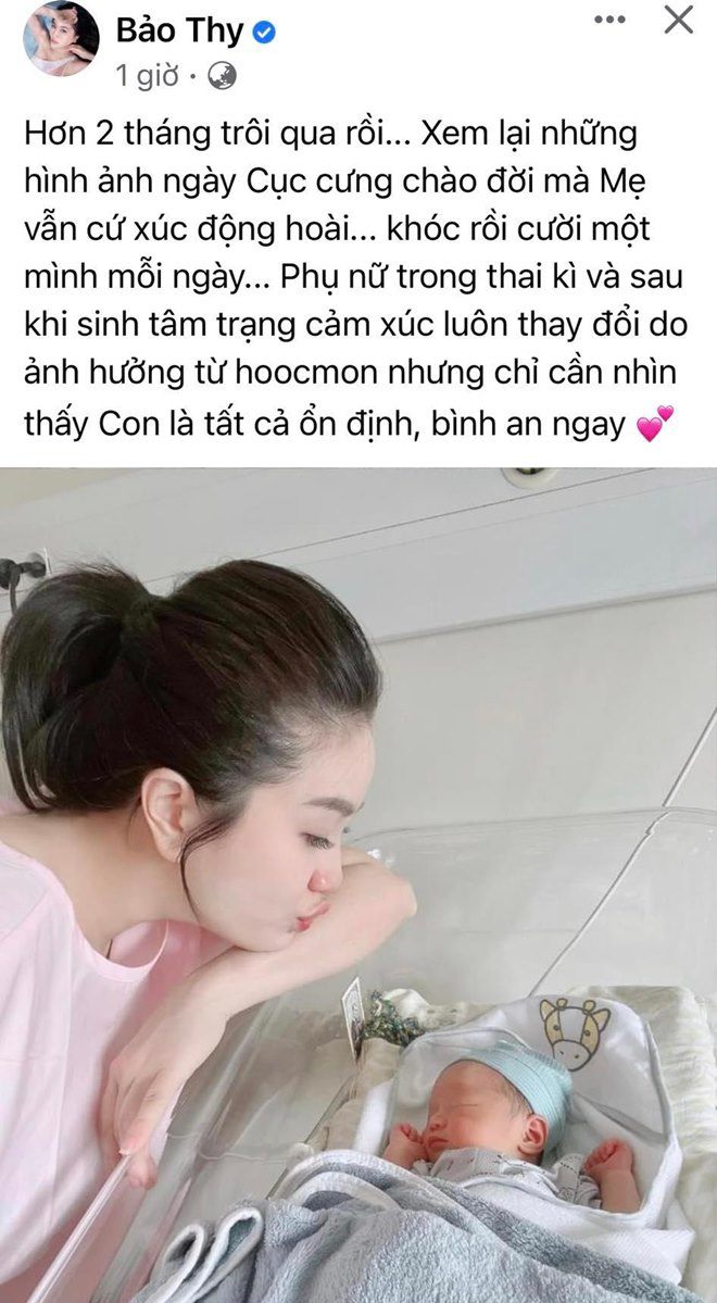 Sinh con trai với đại gia Hà Tĩnh, Bảo Thy thức trắng 2 đêm, sau ...