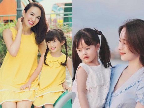 Hoa hậu Đặng Thu Thảo, Hà Kiều Anh, Ngọc Diễm cứ chụp cùng con gái là dân tình tan chảy