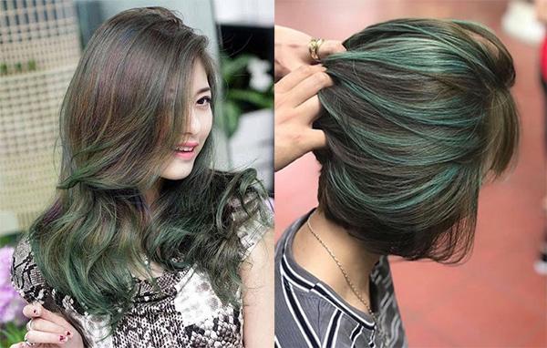 Màu tóc nâu rêu là sự lựa chọn ấn tượng cho những ai muốn thay đổi phong cách. Hãy xem hình ảnh của tóc nâu rêu có highlight, tạo sự nổi bật và quyến rũ.