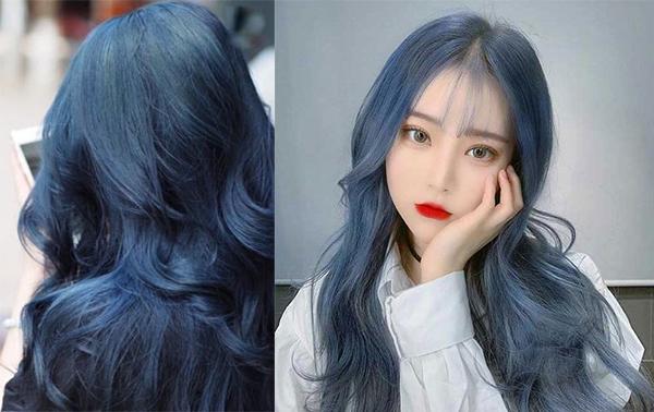 Gây ấn tượng với màu khói xanh dương cho kiểu tóc của bạn. Đừng ngại thử kiểu nhuộm tóc mới này để tạo sự mới mẻ và độc đáo cho mái tóc của bạn. Bắt đầu cuộc phiêu lưu của bạn với một kiểu tóc tuyệt đẹp và sáng tạo! Nhấn vào hình ảnh để khám phá thêm chi tiết về kiểu tóc này!