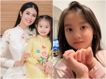 Con gái nuôi Hoa hậu Ngọc Hân xinh chuẩn mỹ nhân