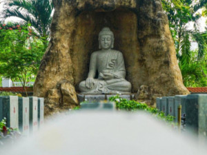 Độc đáo kiệt tác vườn kinh Phật độc nhất vô nhị trên đá ở Vĩnh Long
