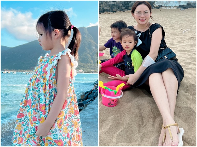 Con gái Phan Như Thảo càng lớn càng giống hệt bố U70, bảo sao hai mẹ con được cưng