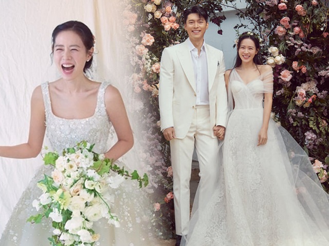Cô dâu Son Ye Jin diện 2 chiếc váy trong lễ cưới, chị em nhìn chỉ muốn cưới ngay!