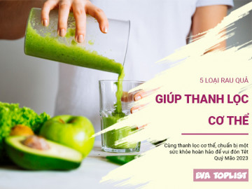 5 loại rau củ giúp thanh lọc cơ thể hiệu quả, từng bừng đón Tết Quý Mão 2023