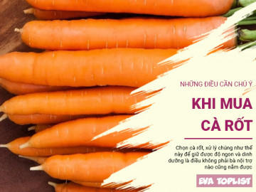 Mùa lạnh chọn mua cà rốt bổ dưỡng cần chú ý những điều quan trọng này