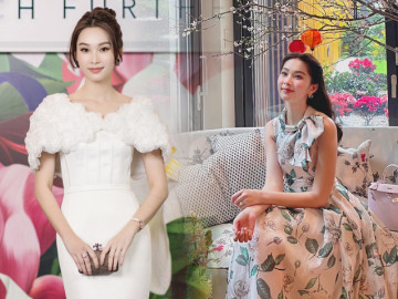 Tiên hạ thế Đặng Thu Thảo khoe ảnh đón xuân rạng rỡ, không phô trương vẫn toát đẳng cấp người giàu