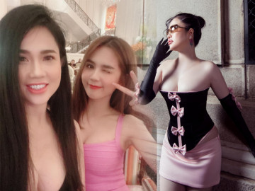 Khi chị gái Nữ hoàng nội y đụng độ em gái, U40 khoe đường cong rực lửa chẳng thua ai