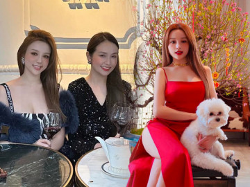 Hai hot mom Hà thành so kè, sắc vóc mẹ ba con của vợ chủ tịch Tuấn Hưng chẳng thua hiện tượng giải trí U40
